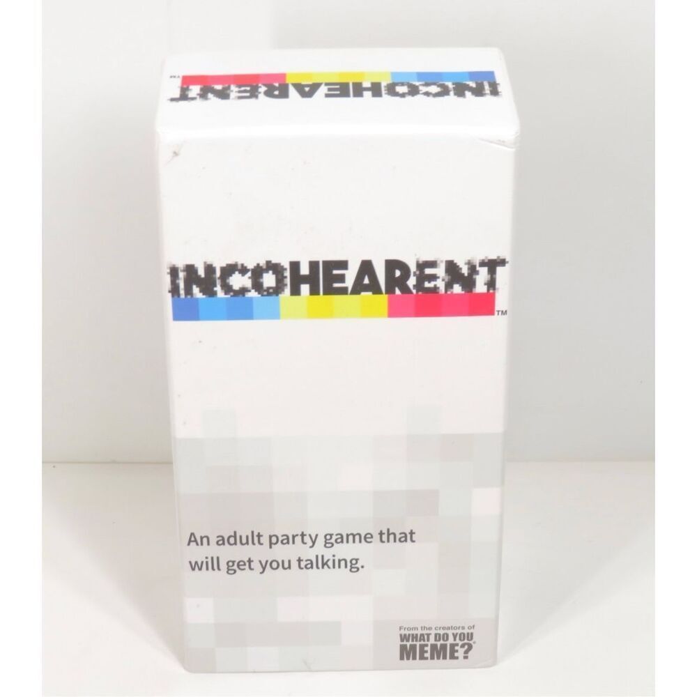 Incohearent Card Game Adult Party Game Kink Pop Culture